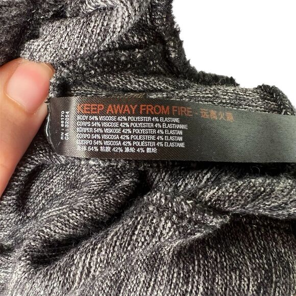 Saturday Sunday Anthropologie Wide Leg Soft Harlem Lounge Pants Gray Oversize XS - Picture 6 of 8